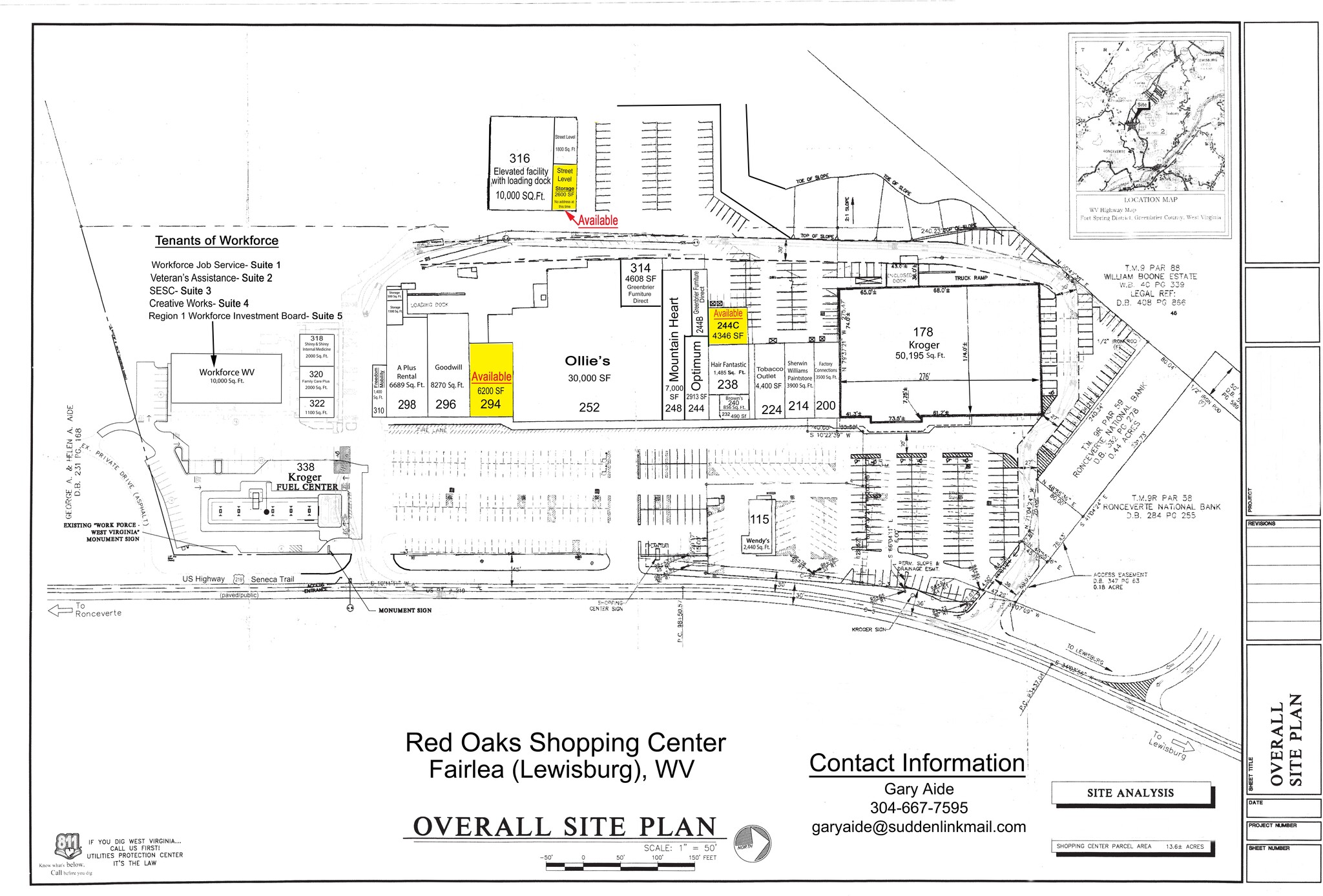 252 Red Oaks Shopping Ctr, Lewisburg, WV en alquiler Foto del edificio- Imagen 1 de 4