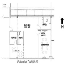 1800 S Oak St, Champaign, IL en alquiler Plano de la planta- Imagen 2 de 2