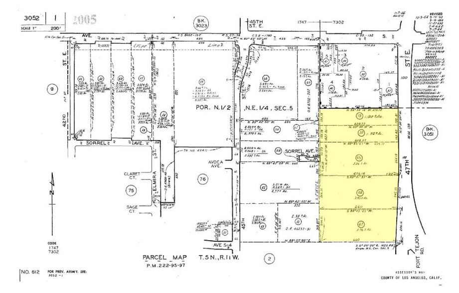 47th St, Palmdale, CA en venta - Plano de solar - Imagen 3 de 3