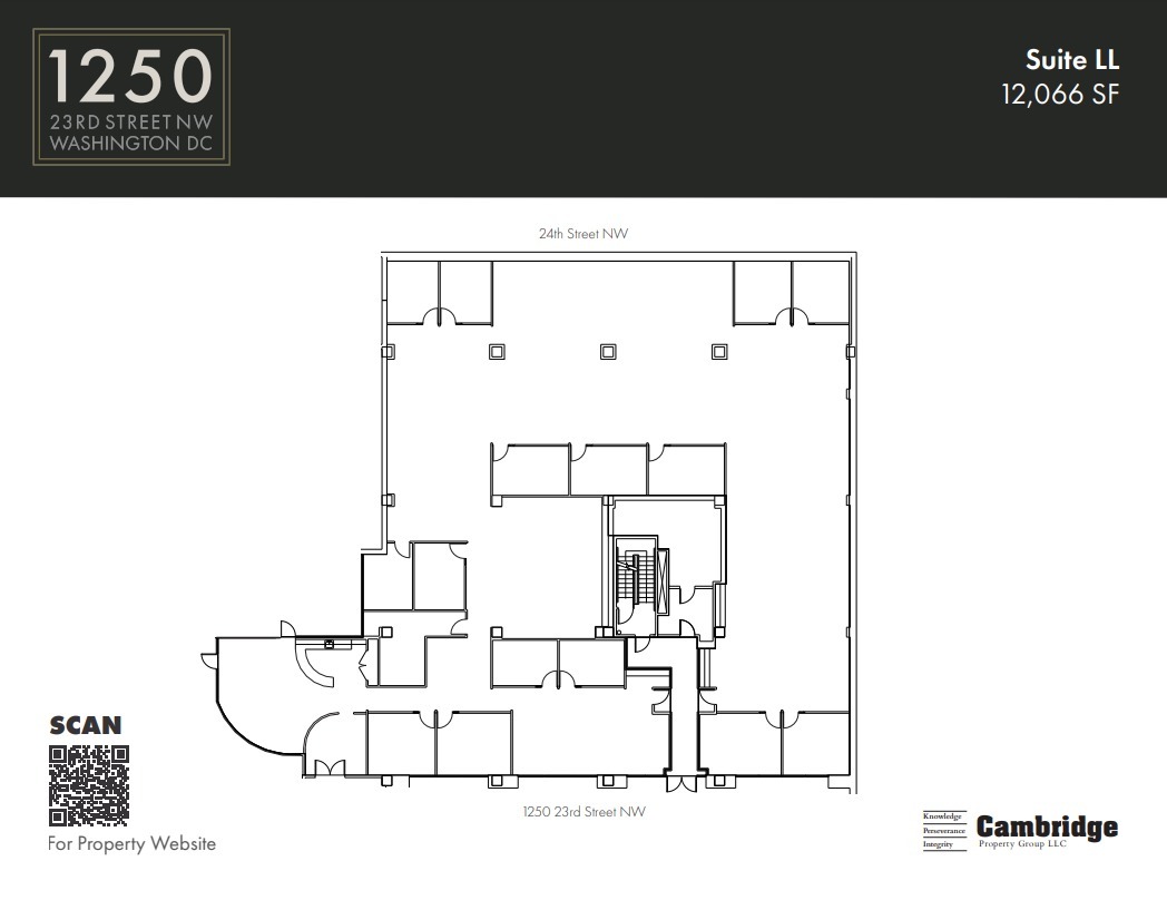 1250 23rd St NW, Washington, DC en alquiler Plano de la planta- Imagen 1 de 1