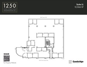 1250 23rd St NW, Washington, DC en alquiler Plano de la planta- Imagen 1 de 1