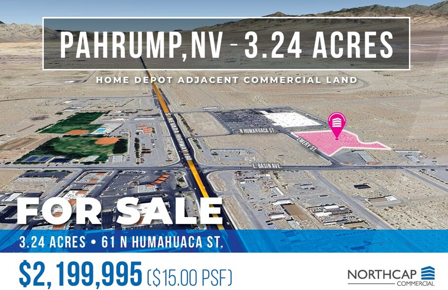 61 Humahuaca st, Pahrump, NV en venta - Vista aérea - Imagen 1 de 1