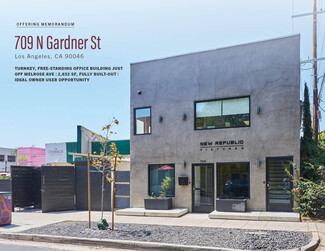 Más detalles para 709 N Gardner St, Los Angeles, CA - Oficinas en venta