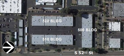 510 S 52nd St, Tempe, AZ - vista aérea  vista de mapa