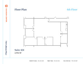 7361 Calhoun Pl, Rockville, MD en alquiler Plano de planta tipo- Imagen 1 de 1