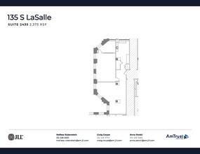 135 S LaSalle St, Chicago, IL en alquiler Plano de la planta- Imagen 1 de 4