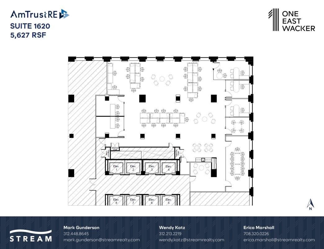 1 E Wacker Dr, Chicago, IL en alquiler Plano de la planta- Imagen 1 de 1