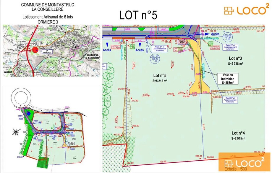 Rue De L'Ormiere, Montastruc-la-Conseillère en venta - Plano del sitio - Imagen 2 de 2