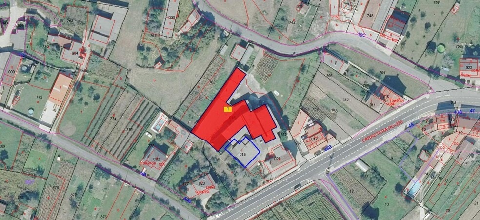 Rúa Do Convento, 48, Cuntis, Pontevedra en venta - Plano del sitio - Imagen 3 de 4