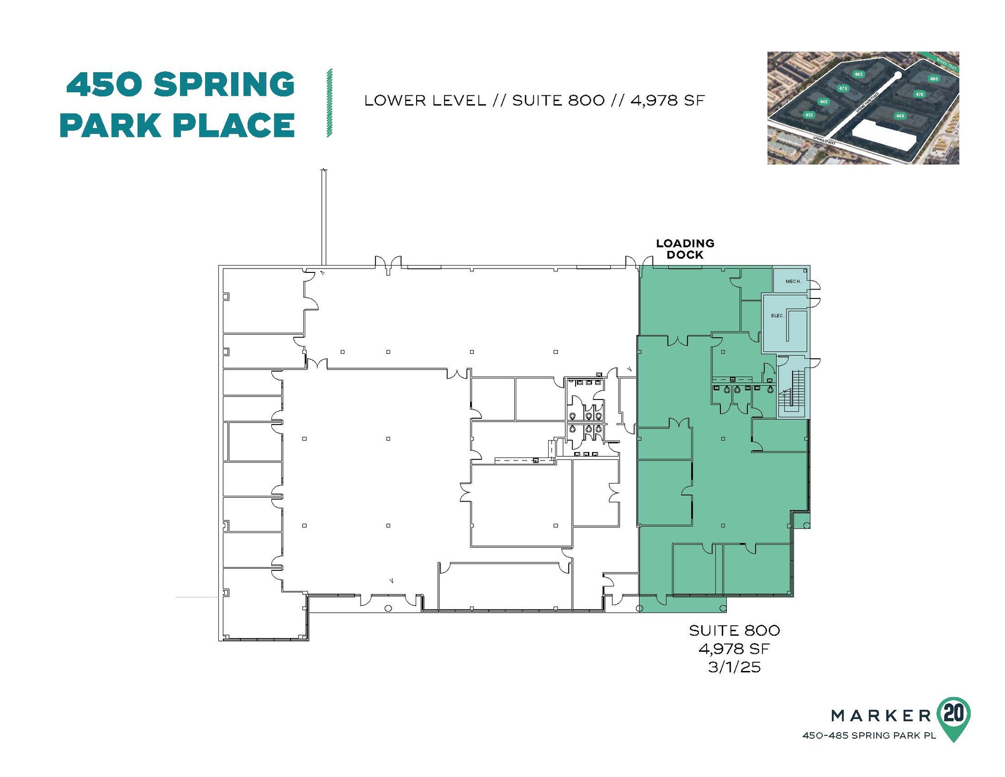 450 Spring Park Pl, Herndon, VA en alquiler Plano de la planta- Imagen 1 de 1