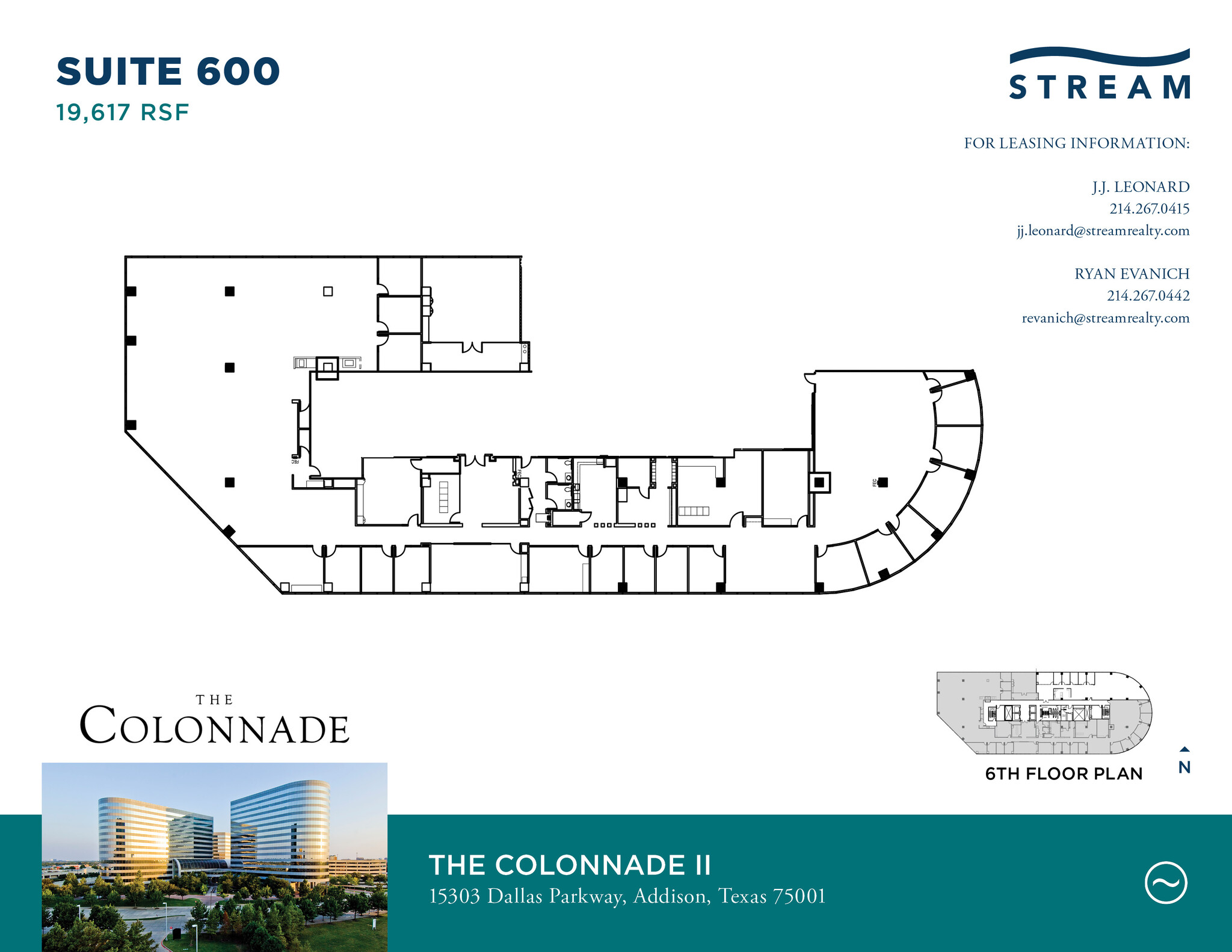 15301 N Dallas Pky, Addison, TX en alquiler Plano de la planta- Imagen 1 de 2