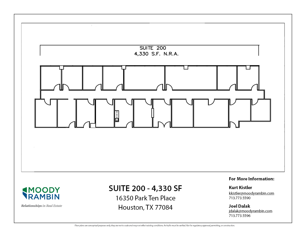 16350 Park Ten Place Dr, Houston, TX en alquiler Plano de la planta- Imagen 1 de 1