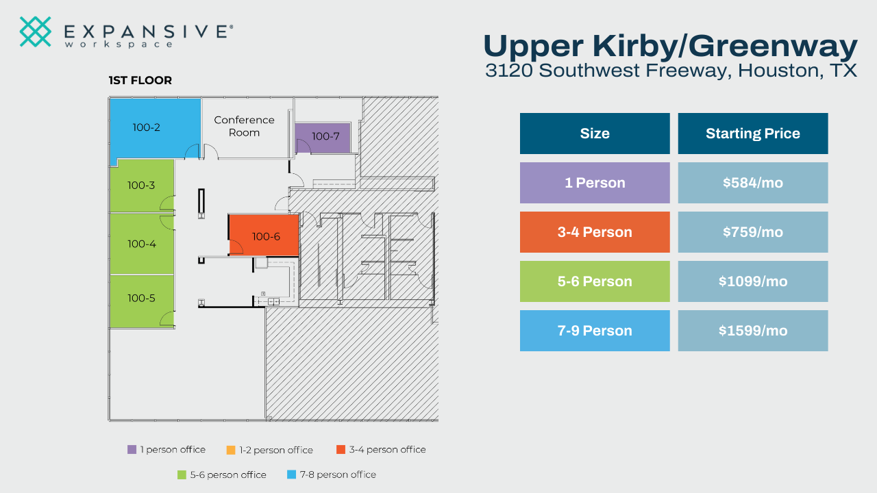 3120 Southwest Fwy, Houston, TX en alquiler Plano de la planta- Imagen 1 de 4