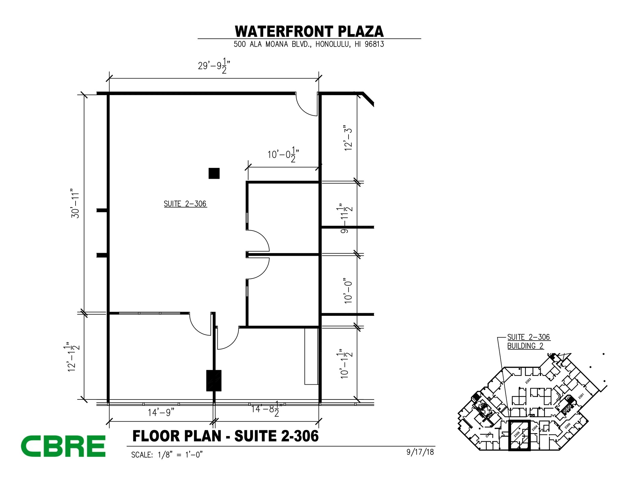 500 Ala Moana Blvd, Honolulu, HI en alquiler Plano del sitio- Imagen 1 de 1