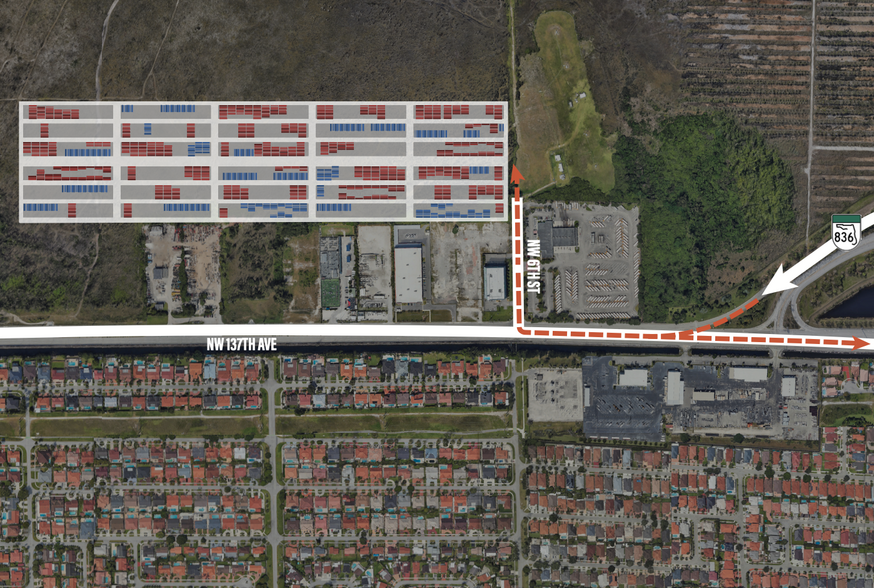 NW 137th Ave and NW 6th St, Miami, FL en alquiler - Plano del sitio - Imagen 1 de 2