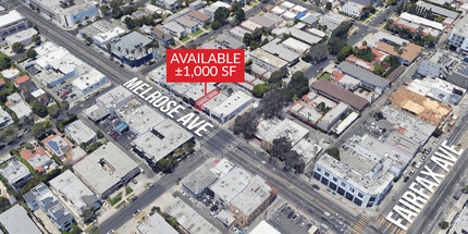 7955-7959 Melrose Ave, Los Angeles, CA - VISTA AÉREA  vista de mapa - Image1