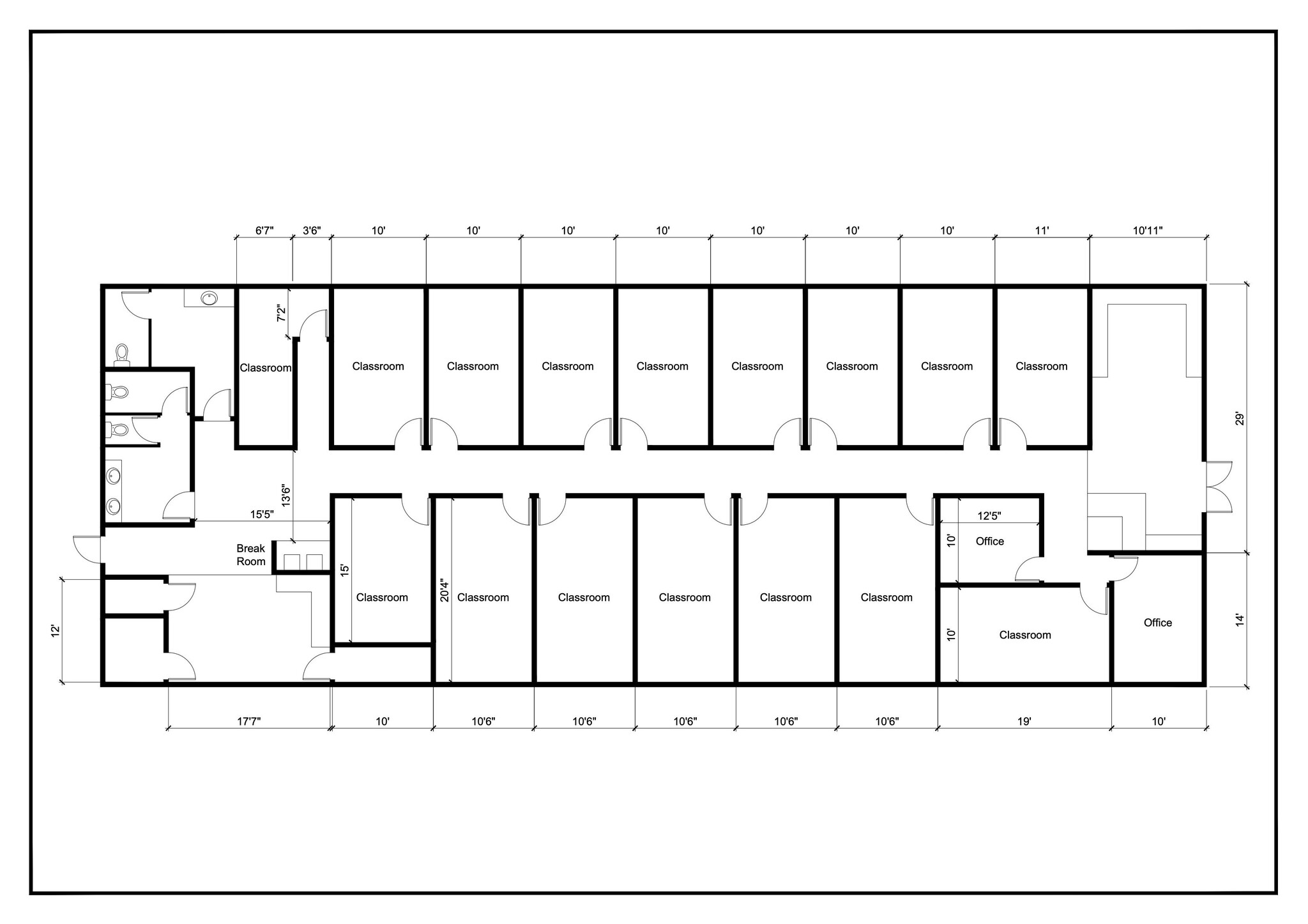 320 N Nellis Blvd, Las Vegas, NV en alquiler Plano de la planta- Imagen 1 de 10