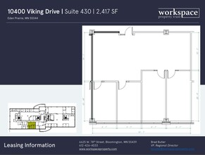 10400 Viking Dr, Eden Prairie, MN en alquiler Plano de la planta- Imagen 2 de 2