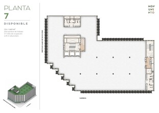 Gran Vía De Les Corts Catalanes, 764, Barcelona, Barcelona en alquiler Plano de planta tipo- Imagen 1 de 2