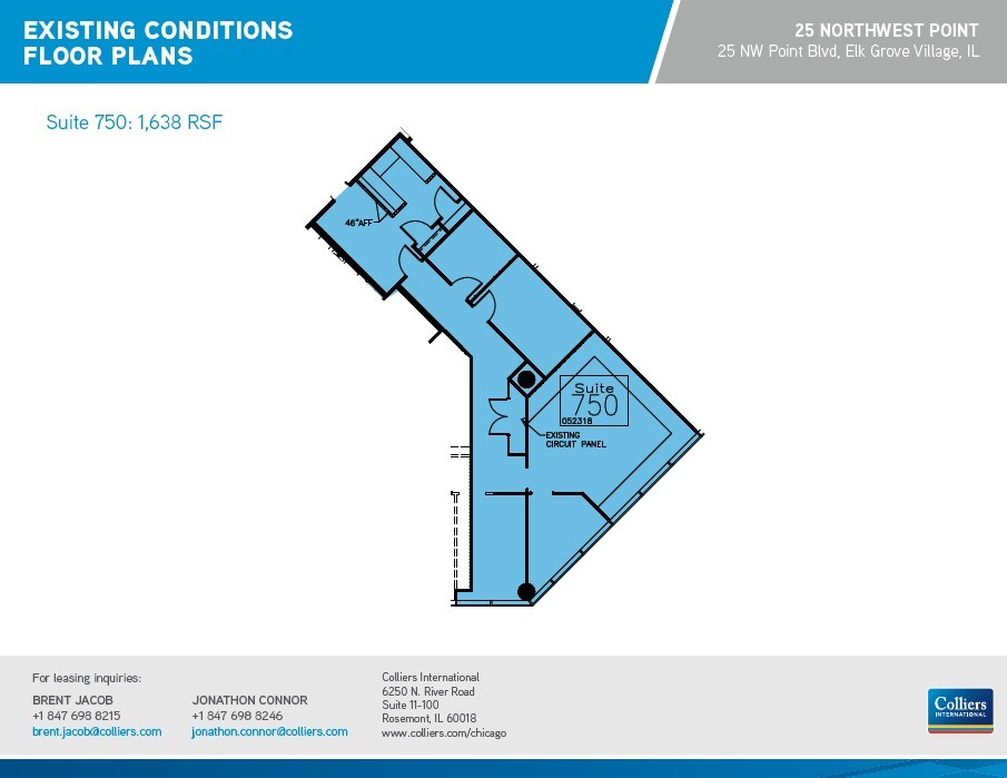 25 NW Point Blvd, Elk Grove Village, IL en venta Plano de la planta- Imagen 1 de 1