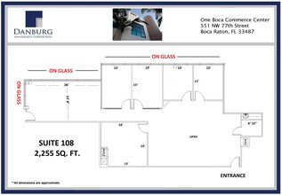 551 NW 77th St, Boca Raton, FL en alquiler Plano de la planta- Imagen 1 de 1