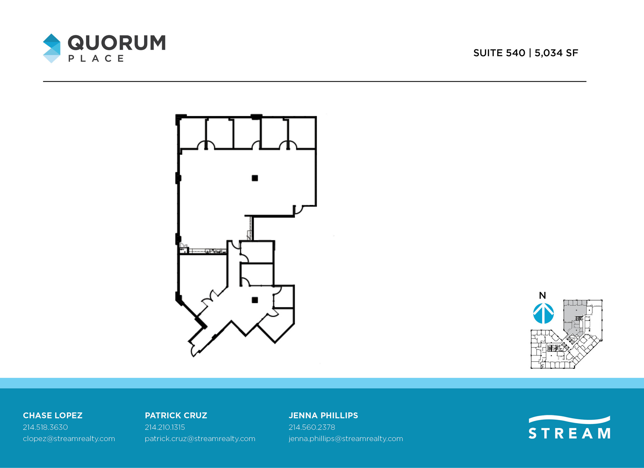 14901 Quorum Dr, Dallas, TX en alquiler Plano de la planta- Imagen 1 de 1