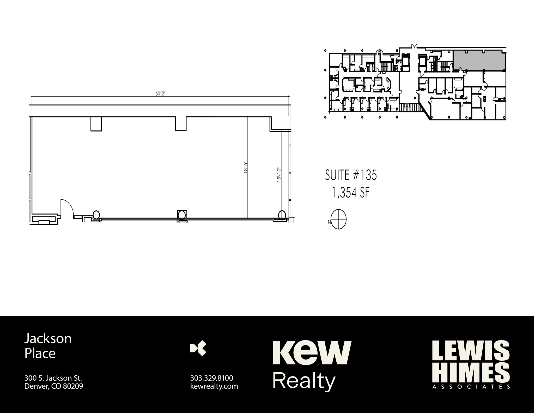 300 S Jackson St, Denver, CO en alquiler Plano del sitio- Imagen 1 de 4