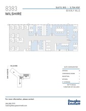 8383 Wilshire Blvd, Beverly Hills, CA en alquiler Plano de la planta- Imagen 1 de 1