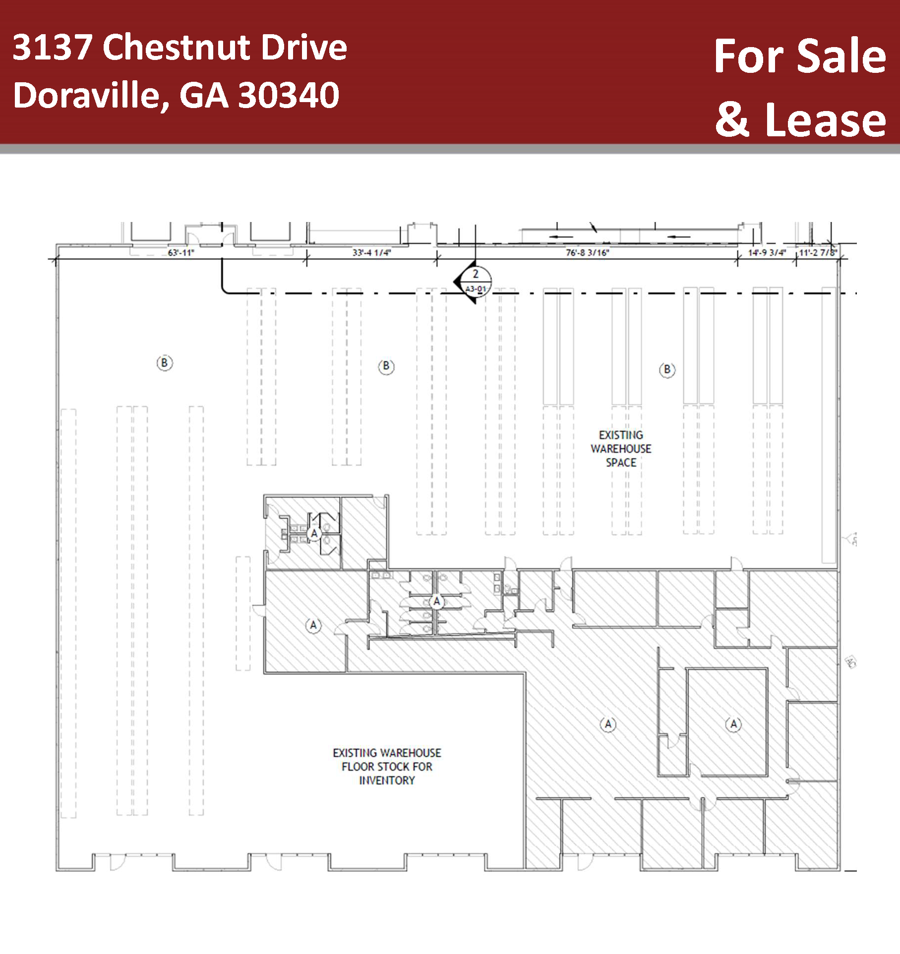 3137 Chestnut Dr, Atlanta, GA en alquiler Plano de la planta- Imagen 1 de 1