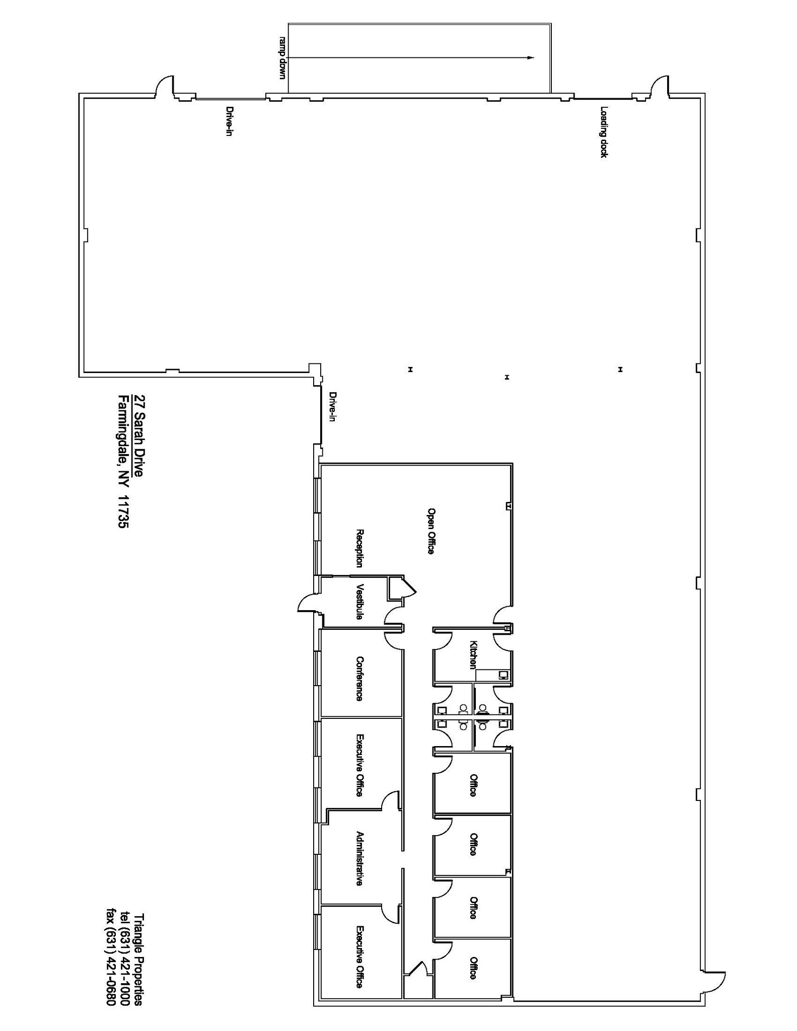 27 Sarah Dr, Farmingdale, NY en alquiler Plano de la planta- Imagen 1 de 1