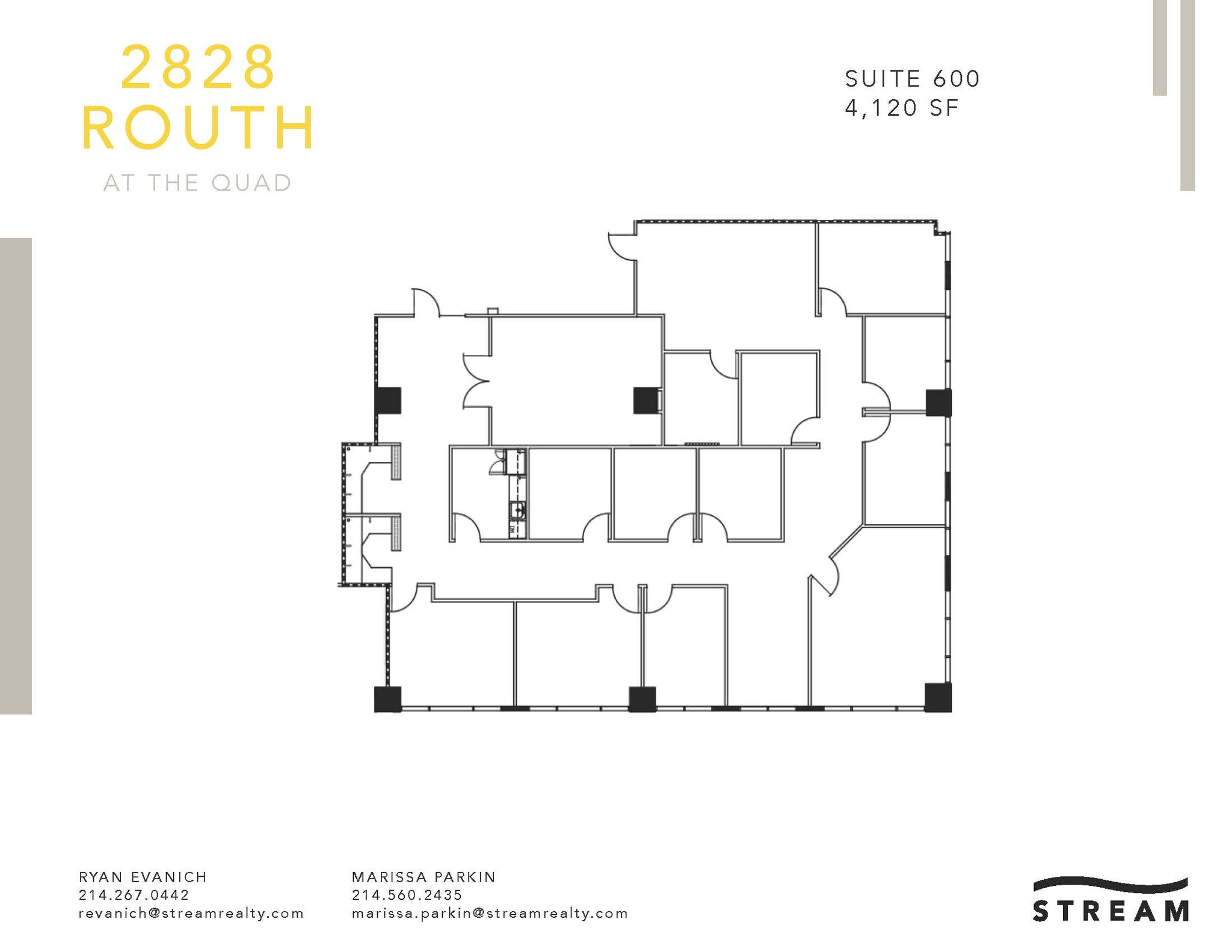 2828 Routh St, Dallas, TX en alquiler Plano de la planta- Imagen 1 de 1