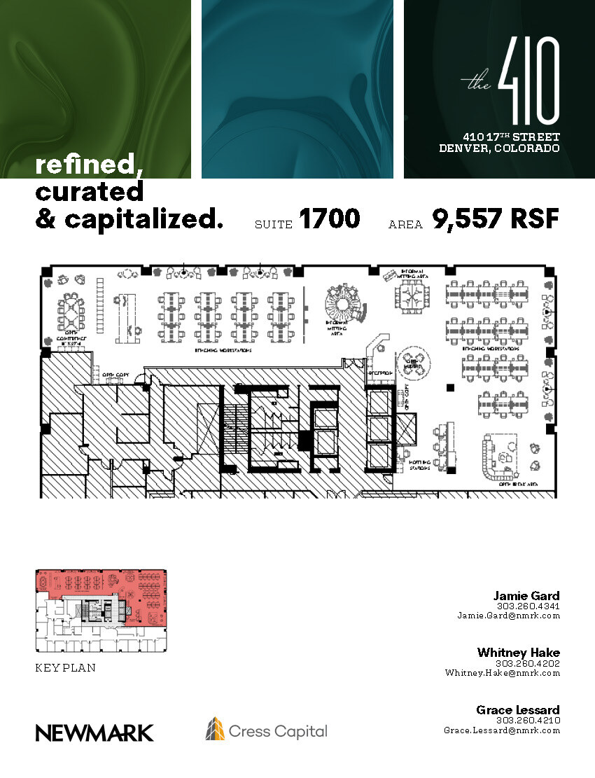 410 17th St, Denver, CO en alquiler Plano de la planta- Imagen 1 de 1