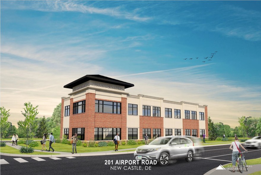 201-203 Airport Rd, New Castle, DE en alquiler - Foto del edificio - Imagen 1 de 1