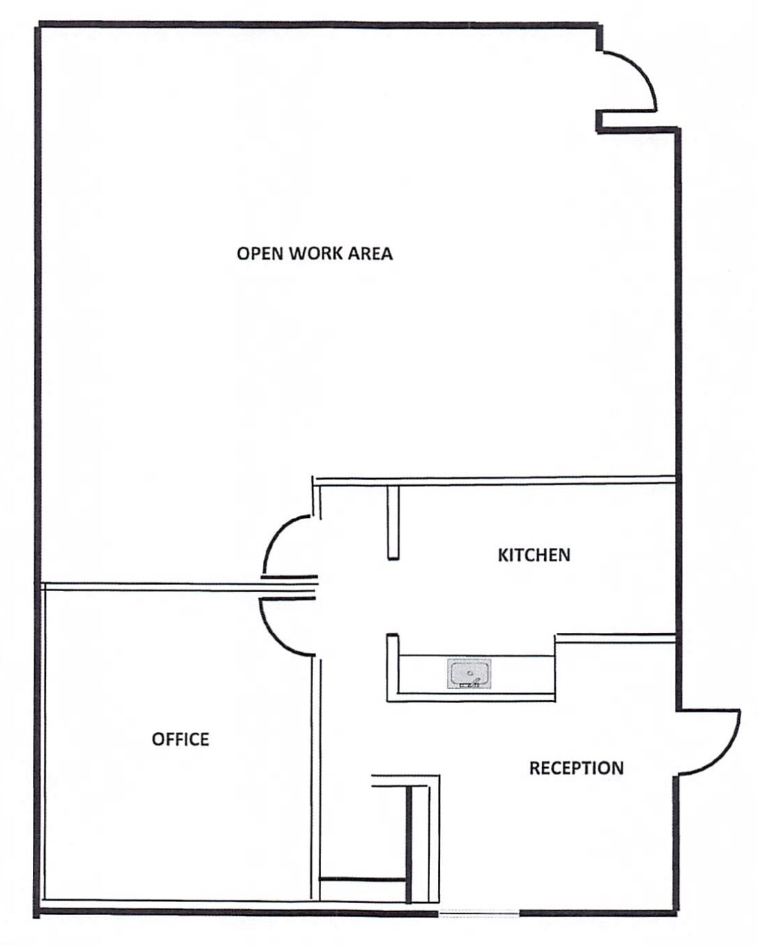 13 Roszel Rd, Princeton, NJ en alquiler Plano de la planta- Imagen 1 de 1