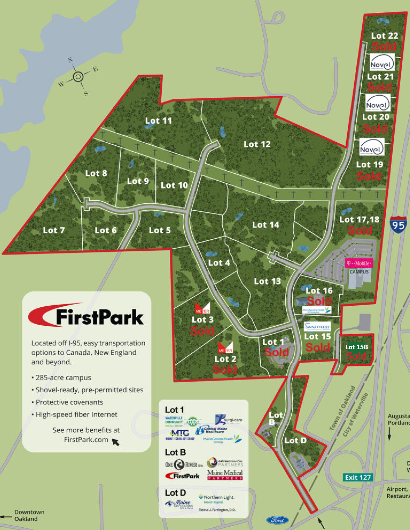 46C First Park Dr, Oakland, ME en venta Plano del sitio- Imagen 1 de 7