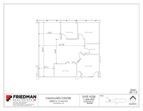 23800 W 10 Mile Rd, Southfield, MI en alquiler Plano de la planta- Imagen 2 de 2