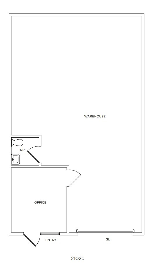 2060 Walsh Ave, Santa Clara, CA en alquiler Plano de la planta- Imagen 1 de 1