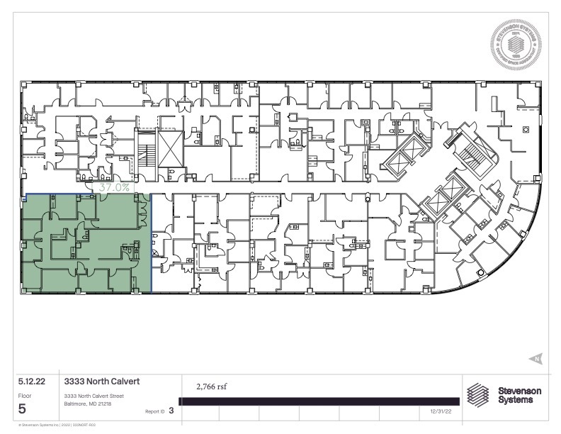 3333 N Calvert St, Baltimore, MD en alquiler Plano de la planta- Imagen 1 de 1