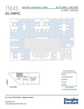 11845 W Olympic Blvd, Los Angeles, CA en alquiler Plano de la planta- Imagen 1 de 1