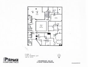 17742-17750 Sherman Way, Reseda, CA en alquiler Plano del sitio- Imagen 1 de 1