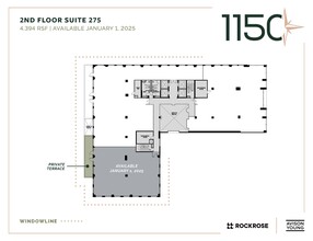 1150 18th St NW, Washington, DC en alquiler Plano de la planta- Imagen 1 de 1