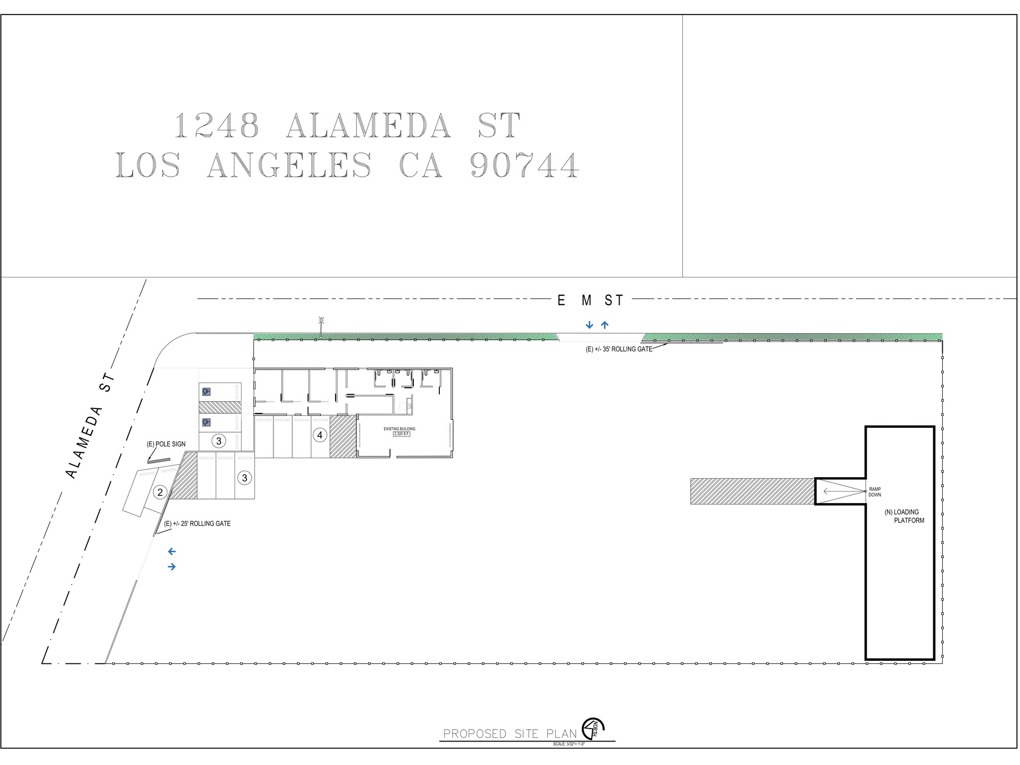 1248 Alameda St, Wilmington, CA en alquiler Plano del sitio- Imagen 1 de 7