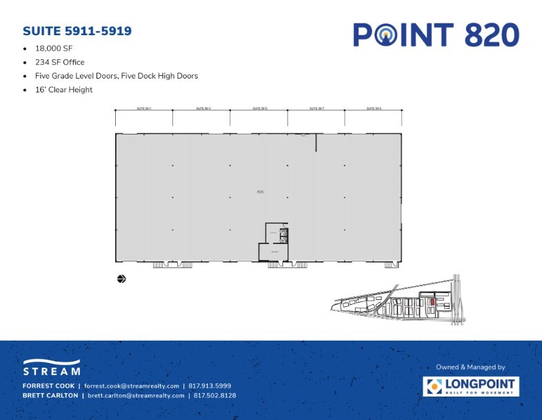 5721 E Rosedale St, Fort Worth, TX en alquiler Plano de la planta- Imagen 1 de 1