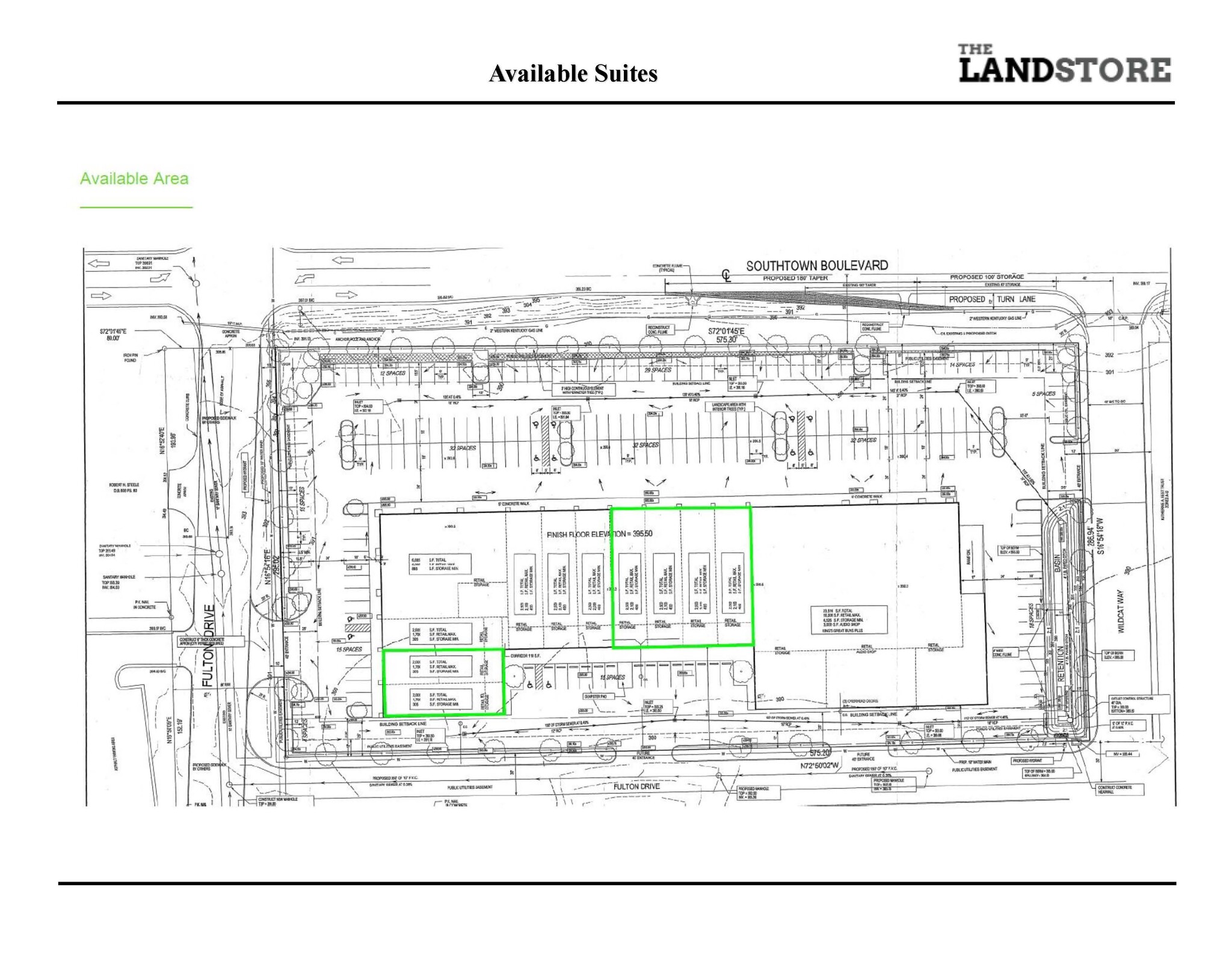 410 Southtown Blvd, Owensboro, KY en alquiler Plano de la planta- Imagen 1 de 2