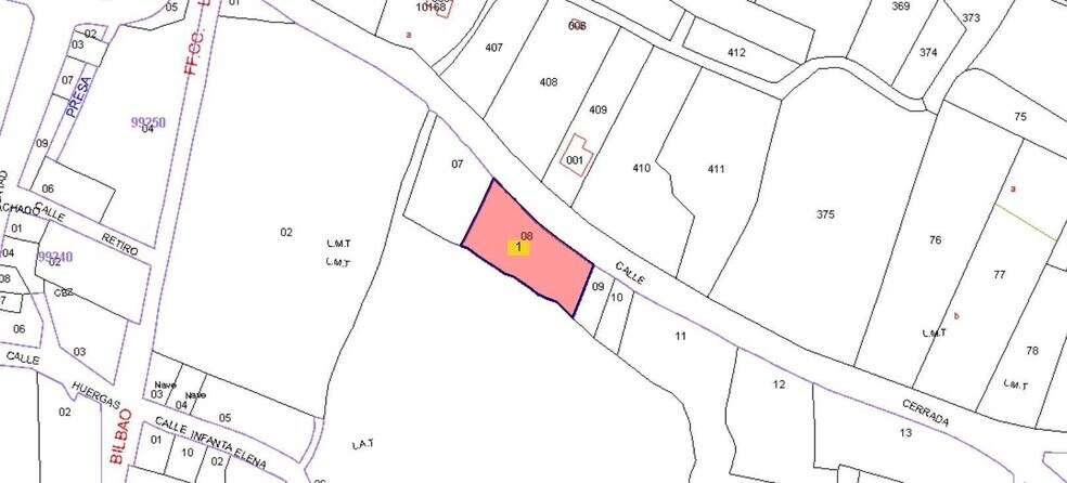 Terreno en Villaquilambre, León en venta - Plano del sitio - Imagen 3 de 4