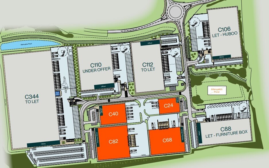 Clanville Way, Kington Langley en alquiler - Plano del sitio - Imagen 2 de 6