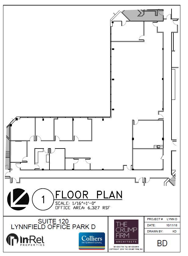 1355 Lynnfield Rd, Memphis, TN en alquiler Plano de la planta- Imagen 1 de 1