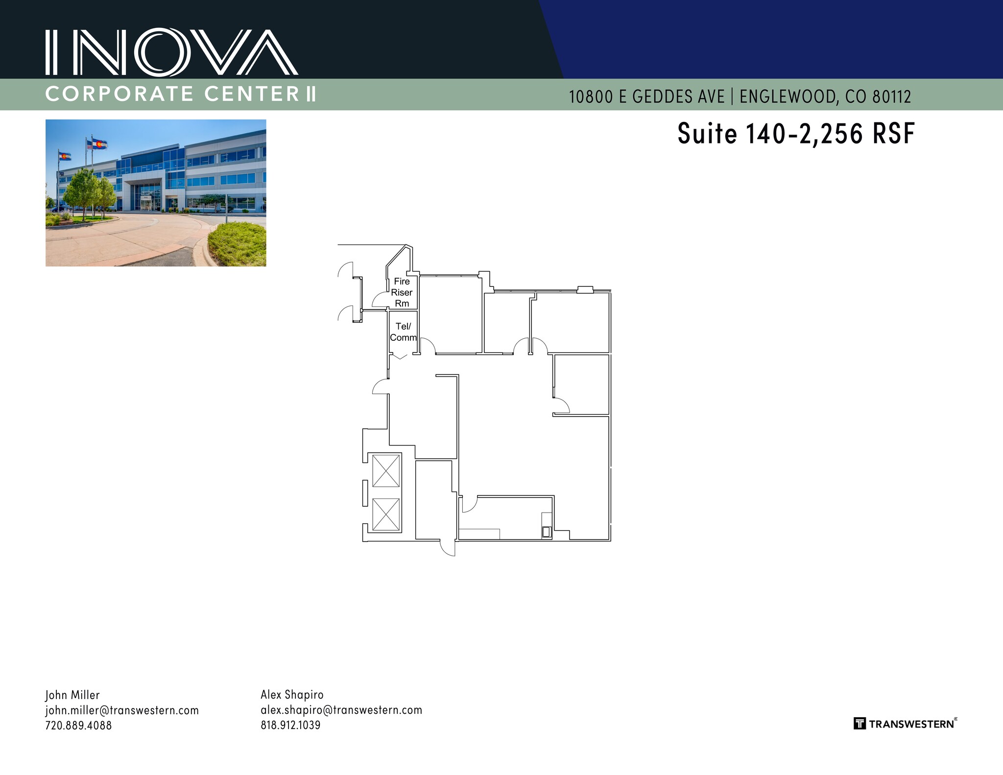 10700 E Geddes Ave, Englewood, CO en alquiler Plano del sitio- Imagen 1 de 3