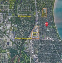 5966 N Santa Monica Blvd, Whitefish Bay, WI - VISTA AÉREA  vista de mapa