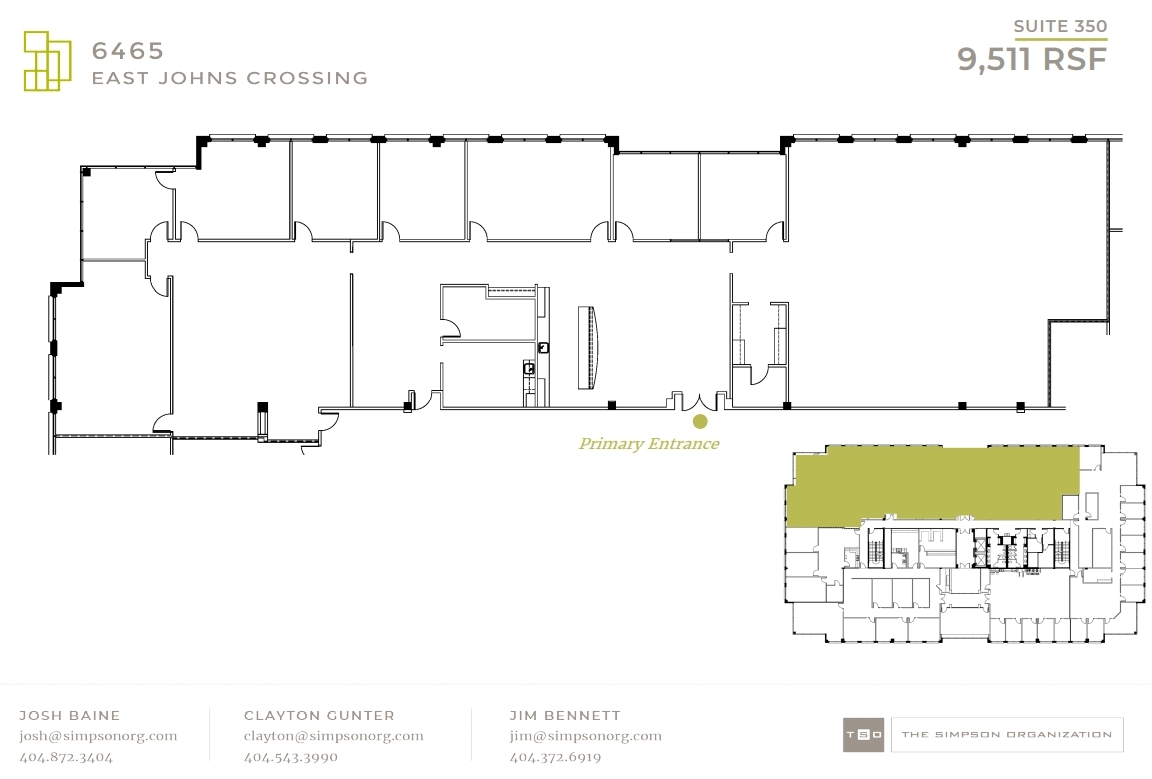 6465 E Johns Xing, Johns Creek, GA en alquiler Plano de la planta- Imagen 1 de 1